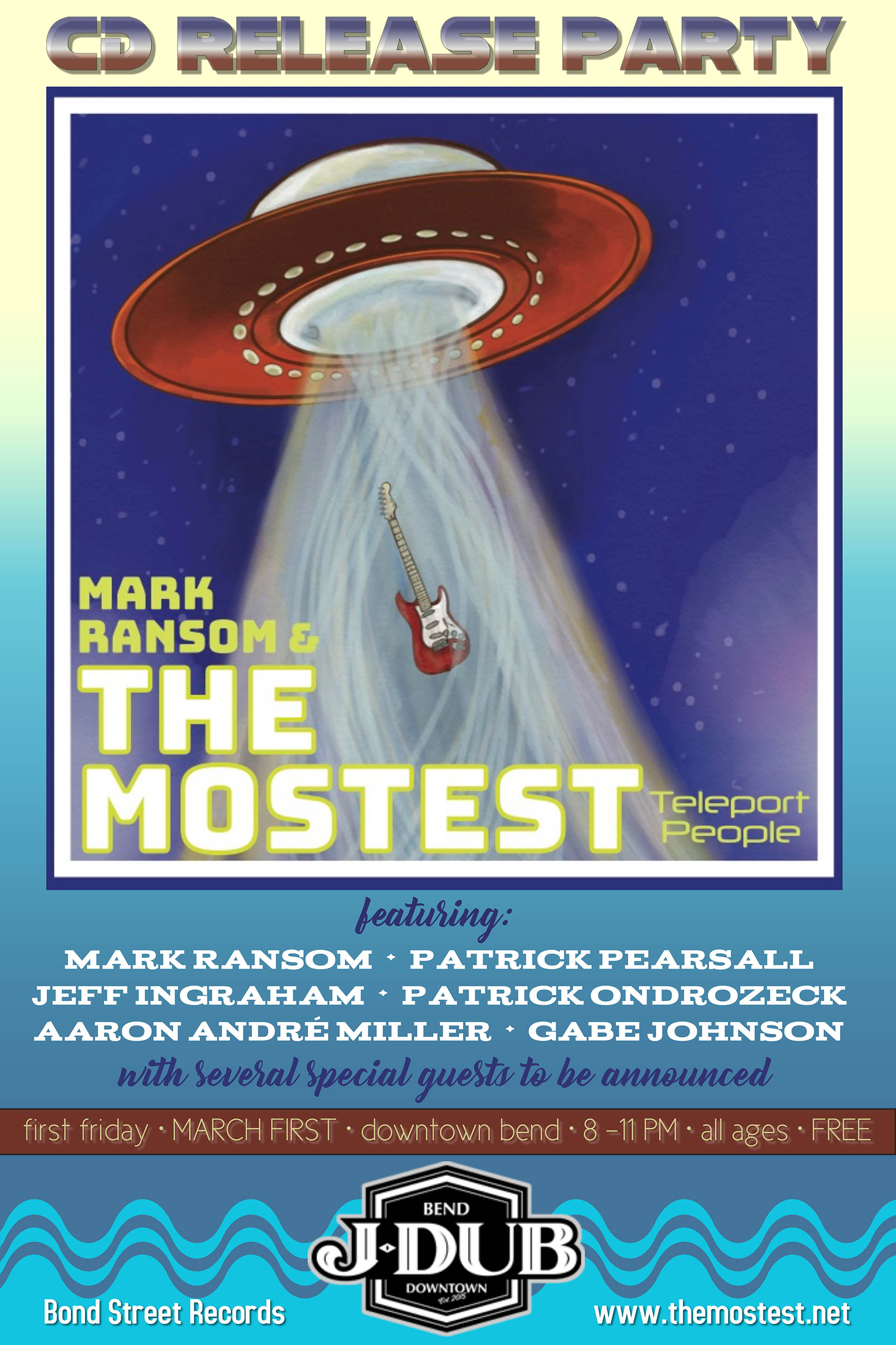 The Mostest Album Release Party Poster